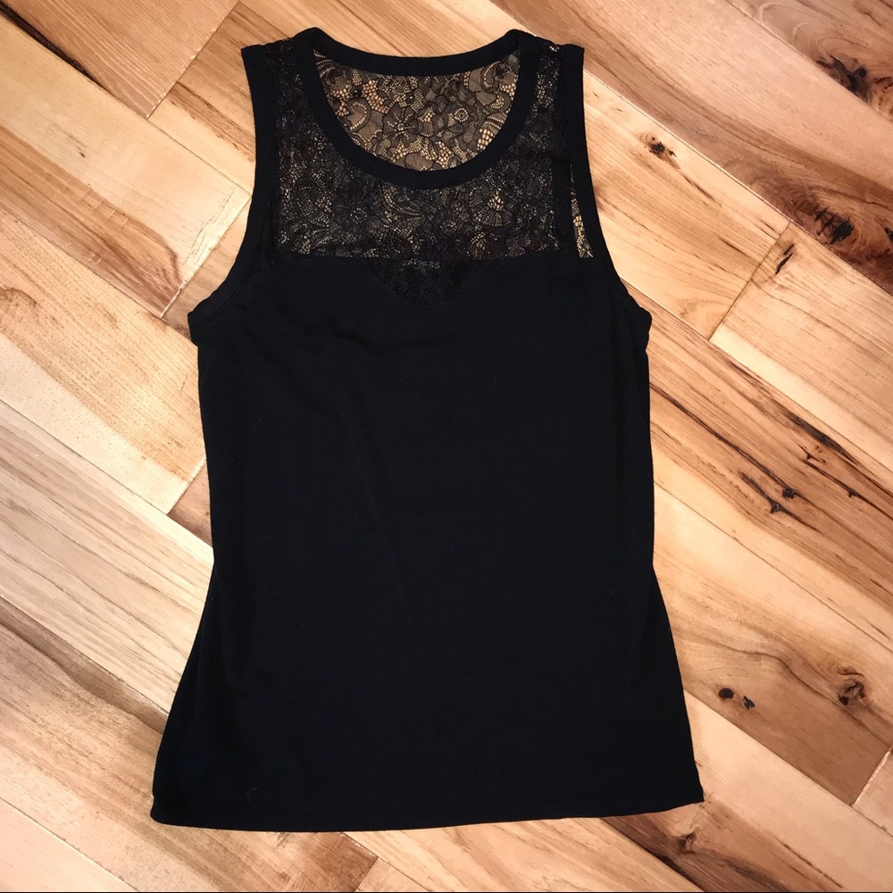 ⚡️🖤EUC Express tank with beautiful lace detail